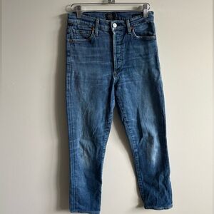 Citizens Of Humanity Dark Blue Ankle Jeans